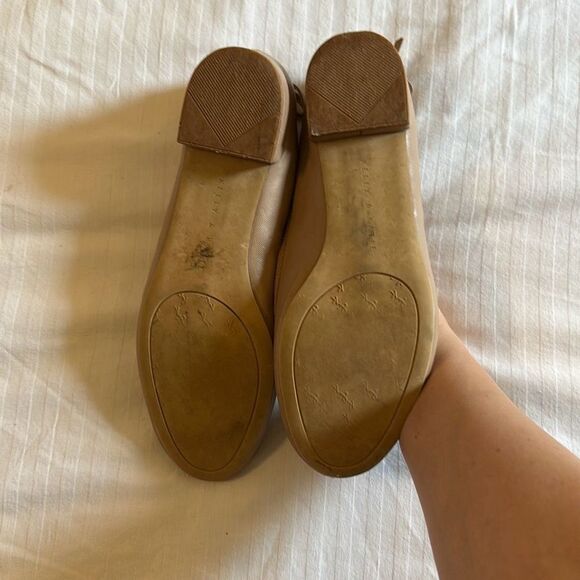 Kelly & Katie Womens Leather Bolshoi Slip-On Ballet Shoes Tan Size 7 - Picture 4 of 8